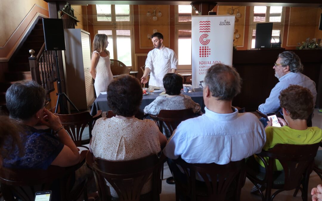 David Andrés i Judith Càlix reivindiquen la cultura gastronòmica local al Diàlegs Capitals d’aquest mes