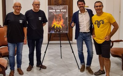 Les colles de diables d’Igualada presenten l’espectacle Rius de foc amb motiu de la Capital de la Cultura Catalana